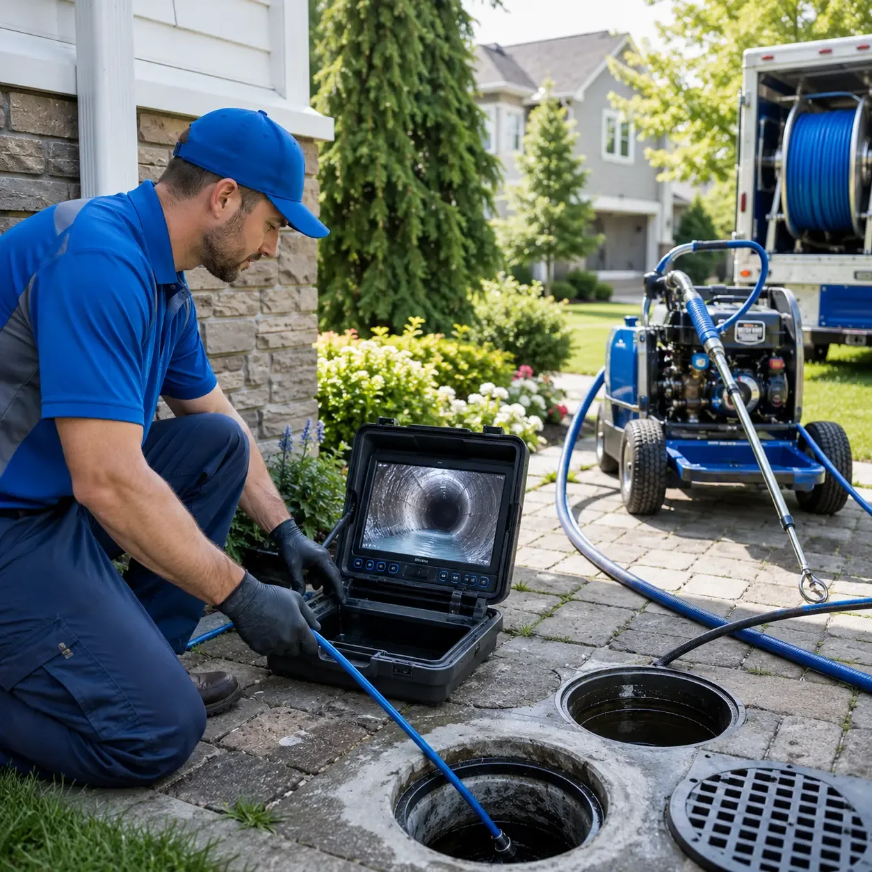 Outdoor drain cleaning professionals serving Dulac, LA